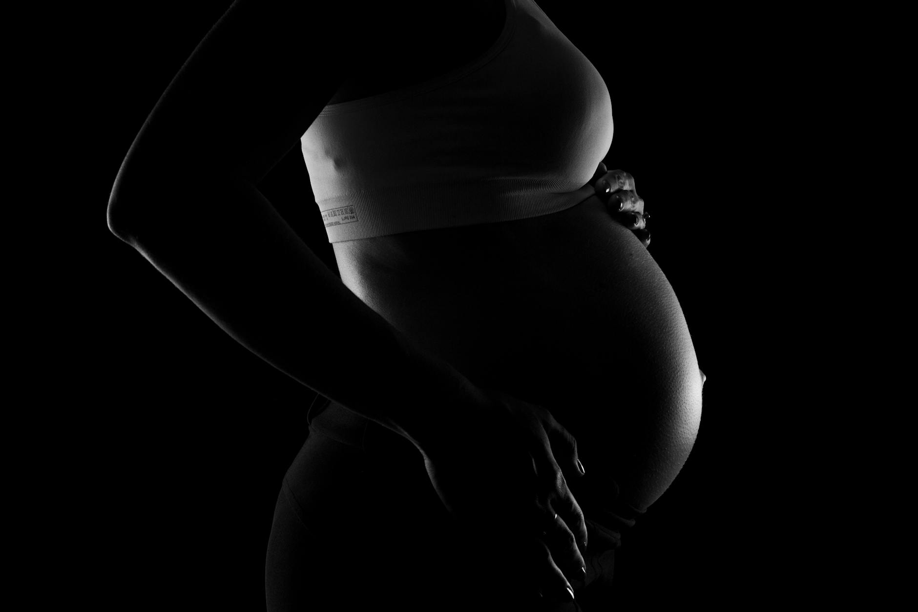 Pregnant silhouette