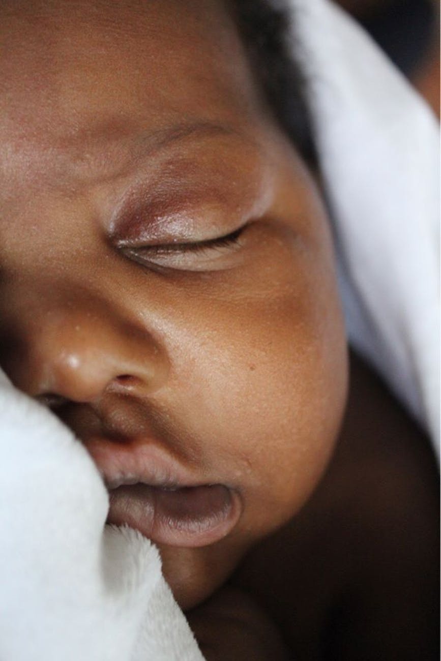 Sleeping newborn
